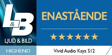 Kaya S12 scores 6-out-of-6 in Ljud&Bild Magazine